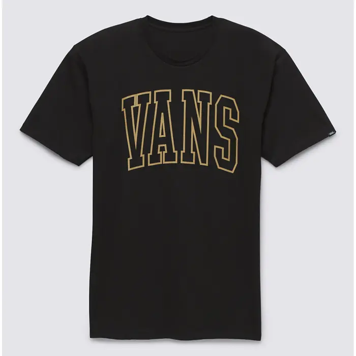 Tričko VANS čierne VANS ARCHED LINE SS TEE VN000F4KBLK1