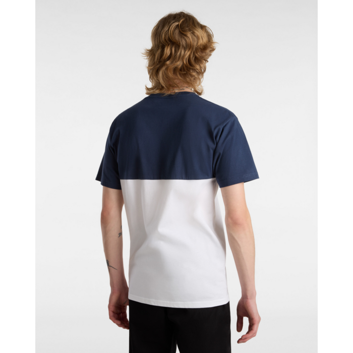 Tričko VANS modro/biele MN COLORBLOCK TEE VN0A3CZDK9T1