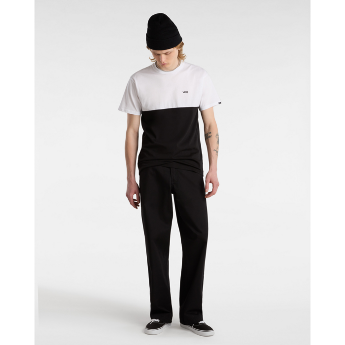 Tričko VANS čierno/biele MN COLORBLOCK TEE VN0A3CZDY281