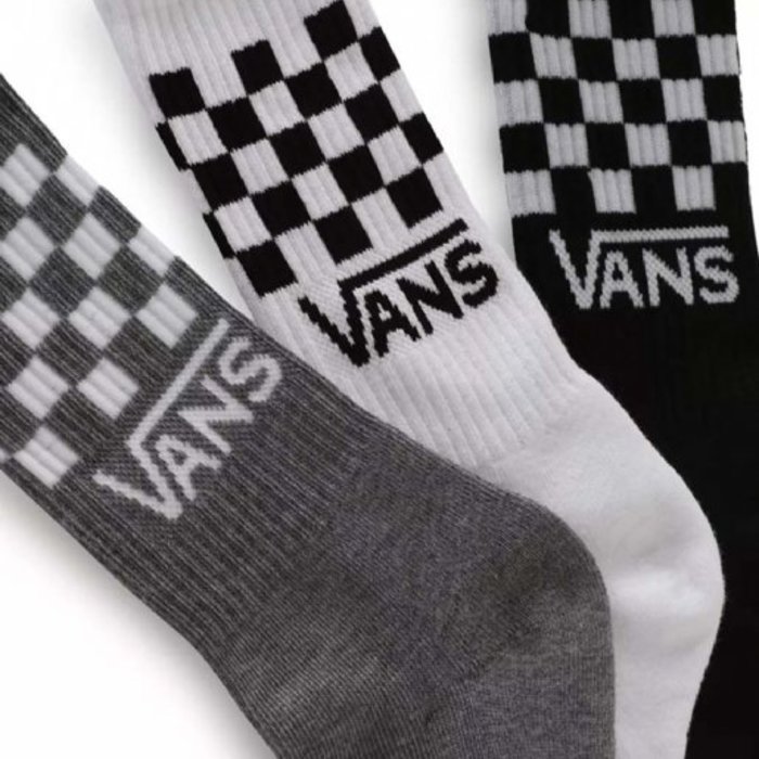 Ponožky VANS farebné 3 páry CLASSIC CREW SOC VN000F0WY281