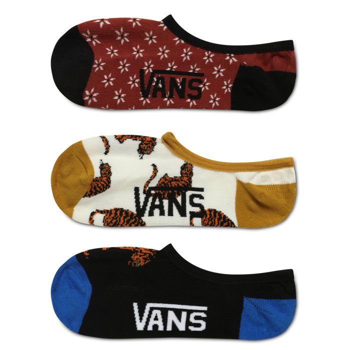 Ponožky VANS farebné 3 páry WM TIGER KICK VN0A4S7S4481