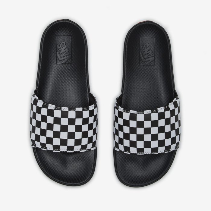 Šľapky VANS čierno/biele La Costa Slide On VN0A5HF527I1