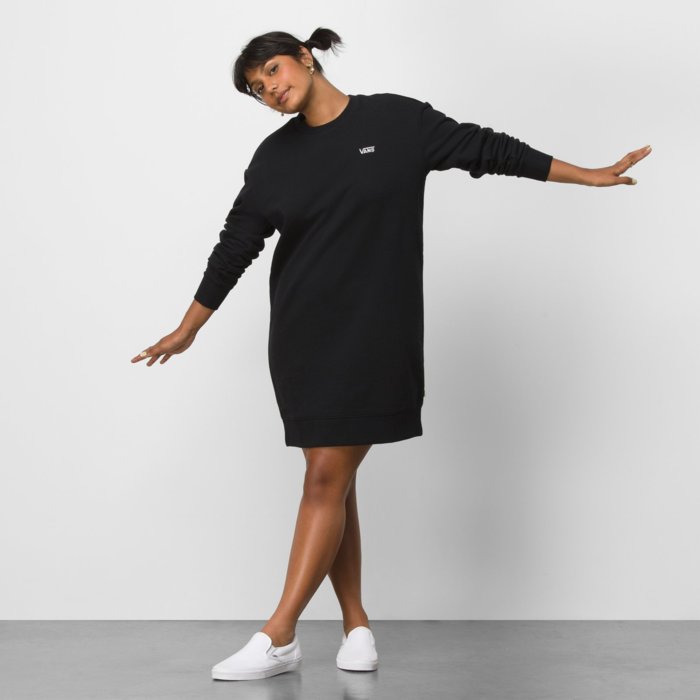 Mikina VANS čierne FLYING V BFF DRESS FLYV VN0A5LNVBLK1