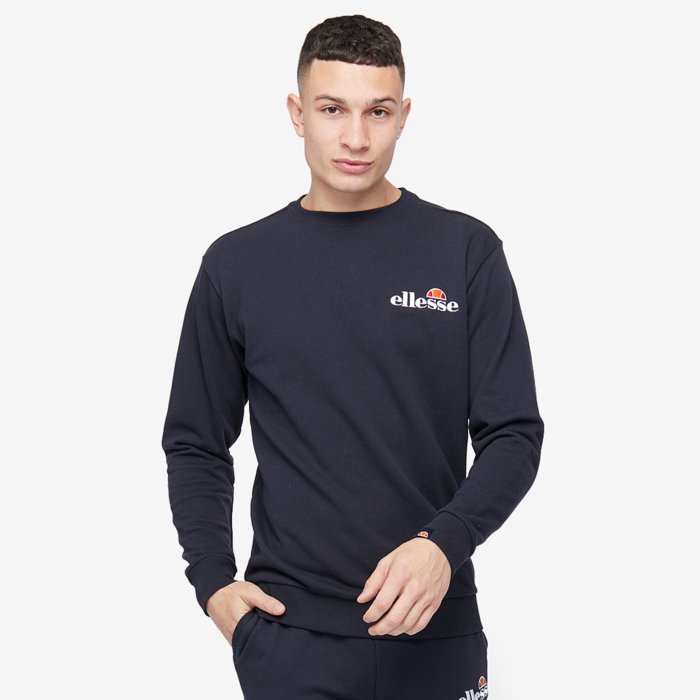 Mikina ELLESSE modrá FIERRO Crew Sweatshirt SHS08784 429 NAVY