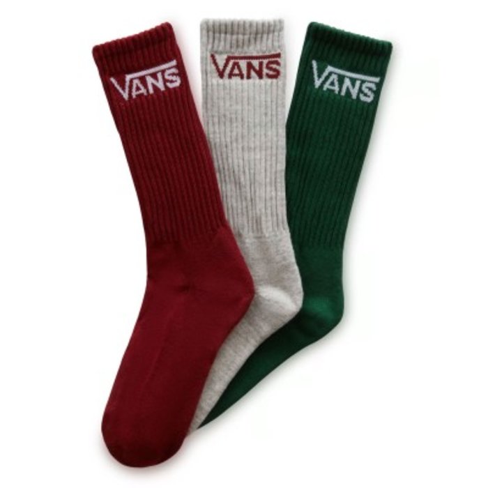 Ponožky VANS farebné 3 páry MN CLASSIC CREW VN000XRZ07W1