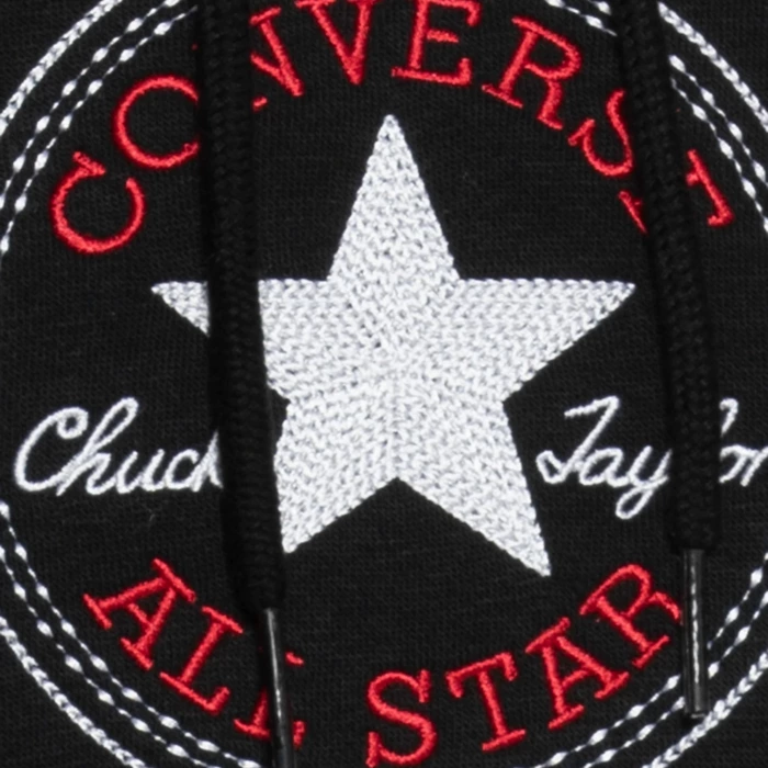 Mikina Converse čierna STANDARD FIT CENTER FRONT CHUCK TAYLOR 10024504 A01