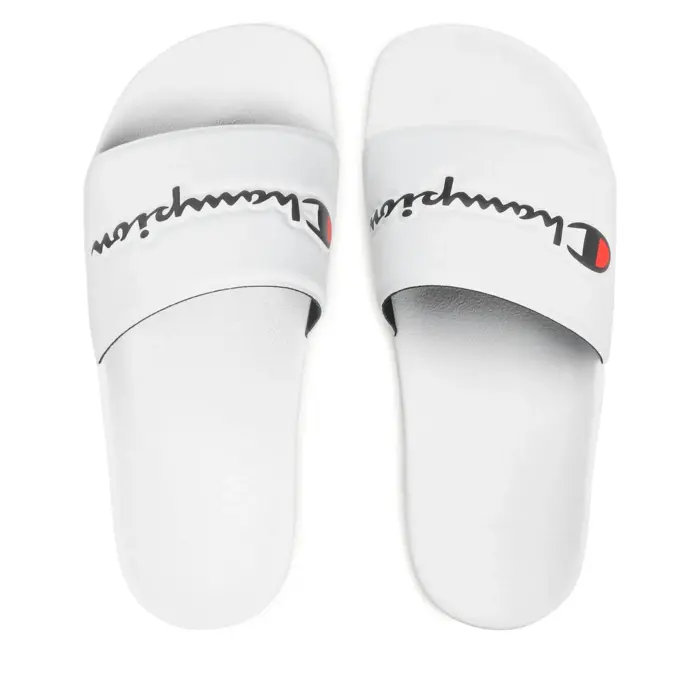 Šľapky CHAMPION biele Slide VARSITY S11544 WW001 WHT