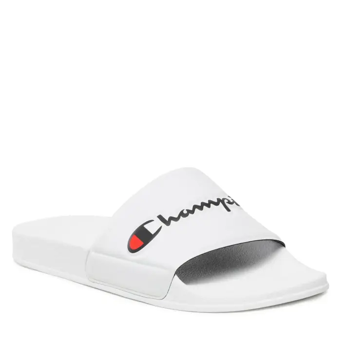Šľapky CHAMPION biele Slide VARSITY S11544 WW001 WHT
