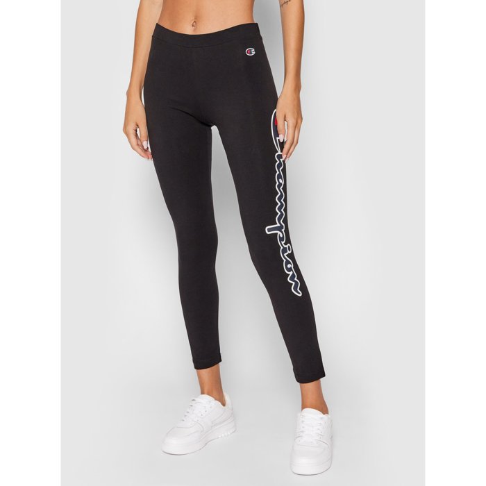 Legíny Champion čierne W Leggings  LogoTraining 114560 KK001 NBK