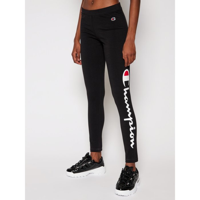 Legíny Champion čierne W 7/8 Leggings  LogoTraining 112857 KK001 NBK