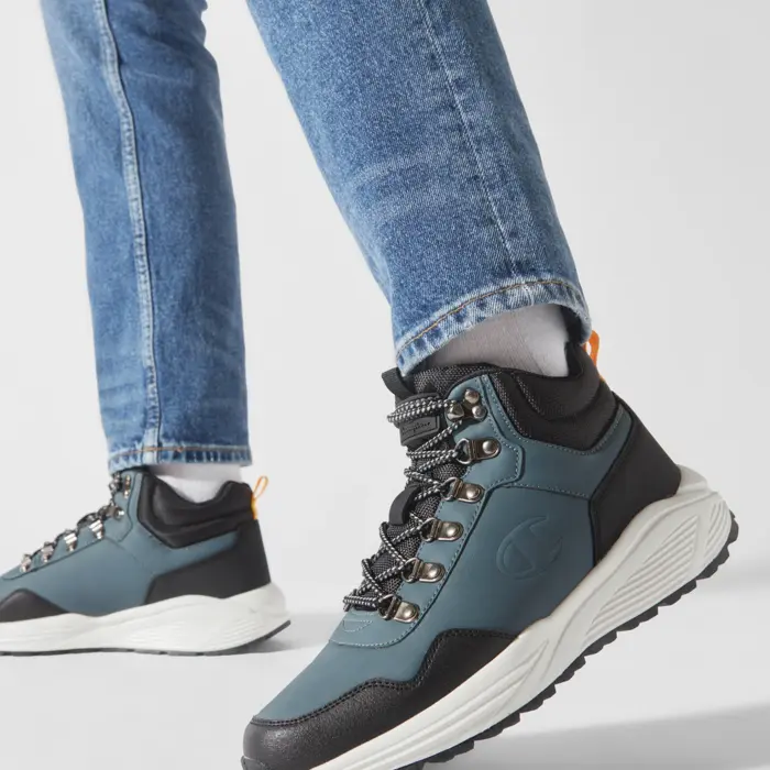 Obuv CHAMPION sivá CLIMB RX MID cut shoe S21924 ES001 GREY/NBK