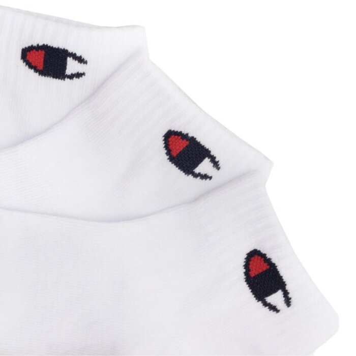 Ponožky Champion biele 3 páry 3pk Quarter Socks U20099 WW001 WHT