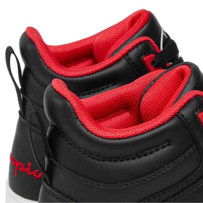 Obuv CHAMPION čierna Mid Cut Shoe 3 POINT MID S22119 KK002 NBK/WHT/RED