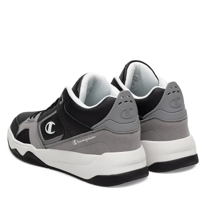 Obuv CHAMPION sivá OVERTIME MID Cut Shoe S22274 KK001 BLK/GREY