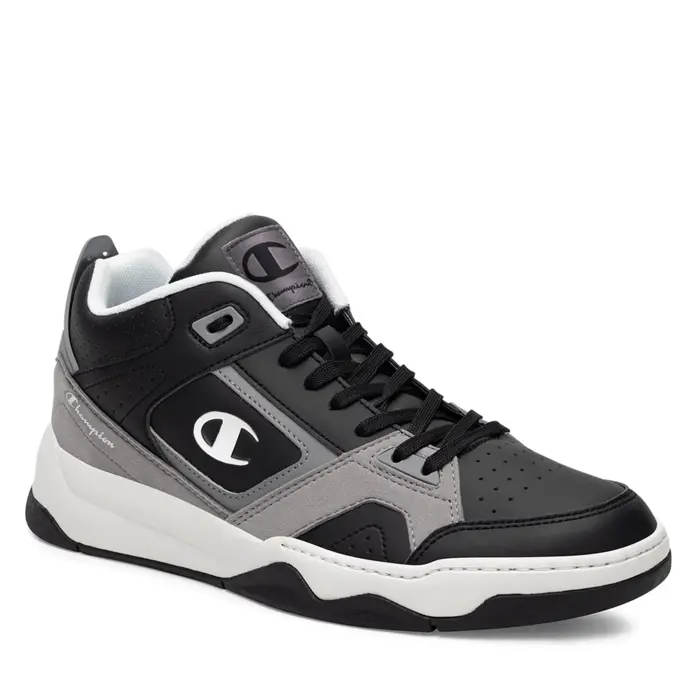 Obuv CHAMPION sivá OVERTIME MID Cut Shoe S22274 KK001 BLK/GREY