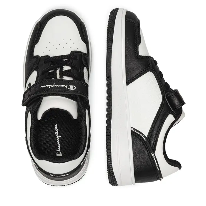 Obuv CHAMPION bielo/čierna REBOUND RD18 B PS LOW Low Cut shoe S32414 WW019 WHT/NBK