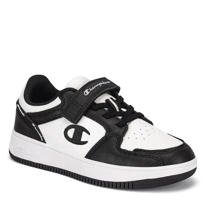 Obuv CHAMPION bielo/čierna REBOUND RD18 B PS LOW Low Cut shoe S32414 WW019 WHT/NBK