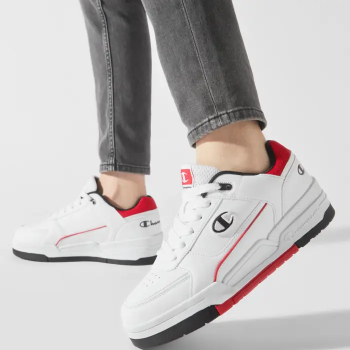 Obuv CHAMPION biela REBOUND HERITAGE LOW Low Cut Shoe S22030 WW012 WHT/RED/NBK