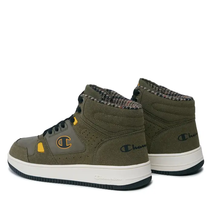 Obuv CHAMPION zelené REBOUND MID WINTERIZED S22131 GS521 MYG/YELLOW