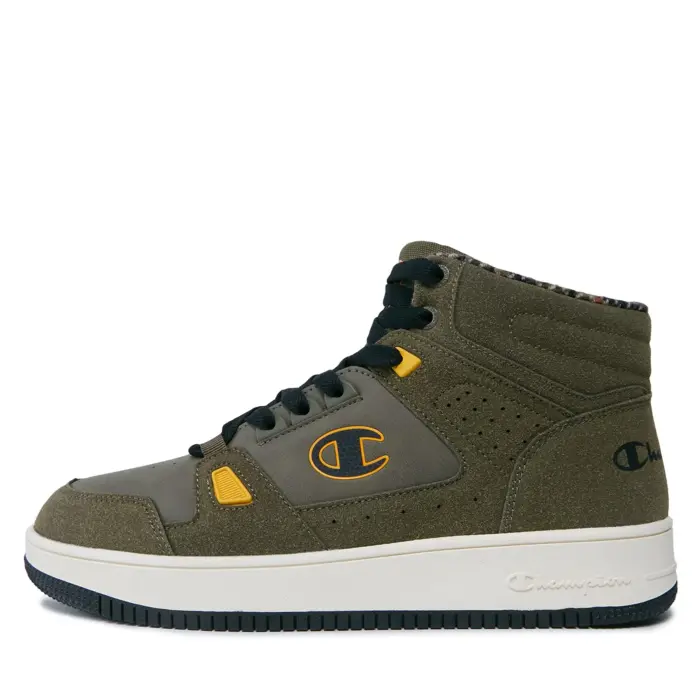 Obuv CHAMPION zelené REBOUND MID WINTERIZED S22131 GS521 MYG/YELLOW
