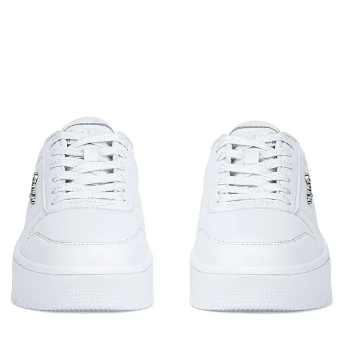 Obuv CHAMPION biela REBOUND PLATFORM CHROMO Low Cut Shoe S11715 WW015 WHT/SILVER