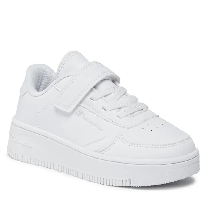 Obuv CHAMPION biela REBOUND PLATFORM CLASSIC G PS Low Cut shoe S32811 WW001 WHT