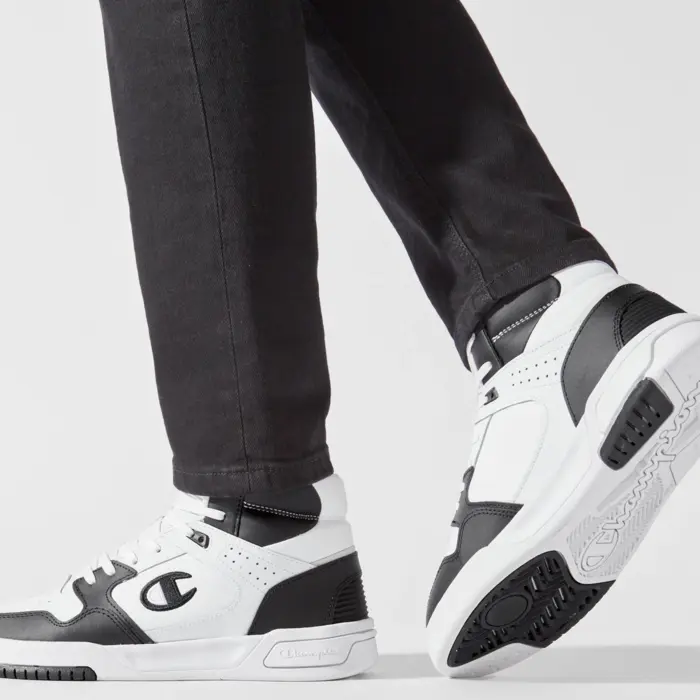 Obuv CHAMPION čierno/biela Mid Cut Shoe Z80 HI MID S22180 WW008 OPW