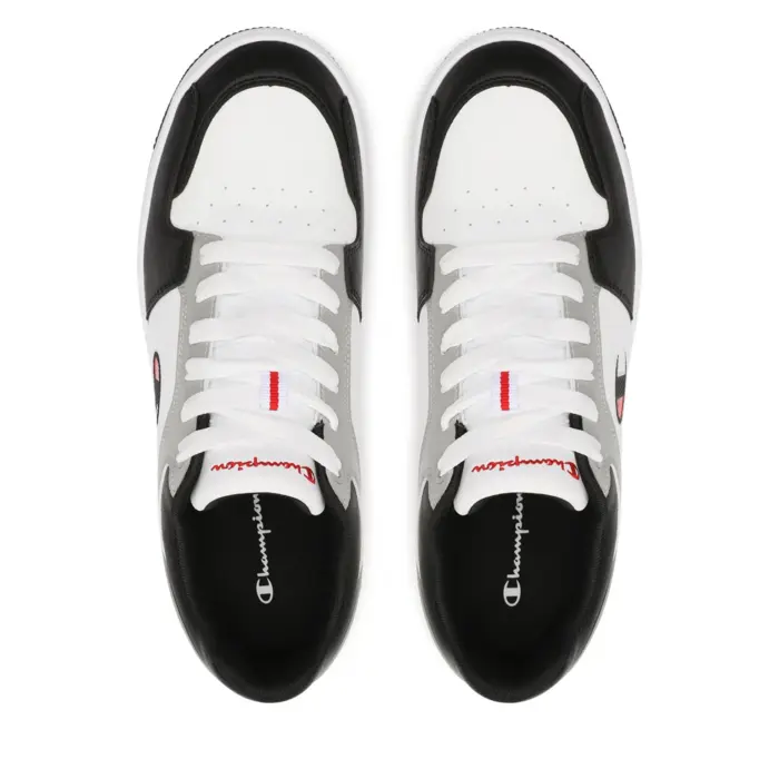 Obuv CHAMPION bielo/čierna REBOUND 2.0 LOW Low Cut Shoe S21906 WW014 WHT/GREY/NBK