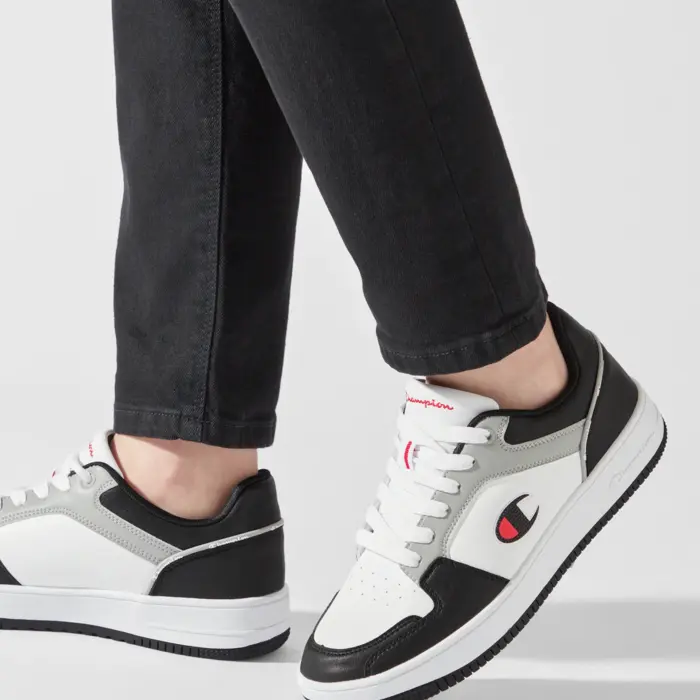 Obuv CHAMPION bielo/čierna REBOUND 2.0 LOW Low Cut Shoe S21906 WW014 WHT/GREY/NBK