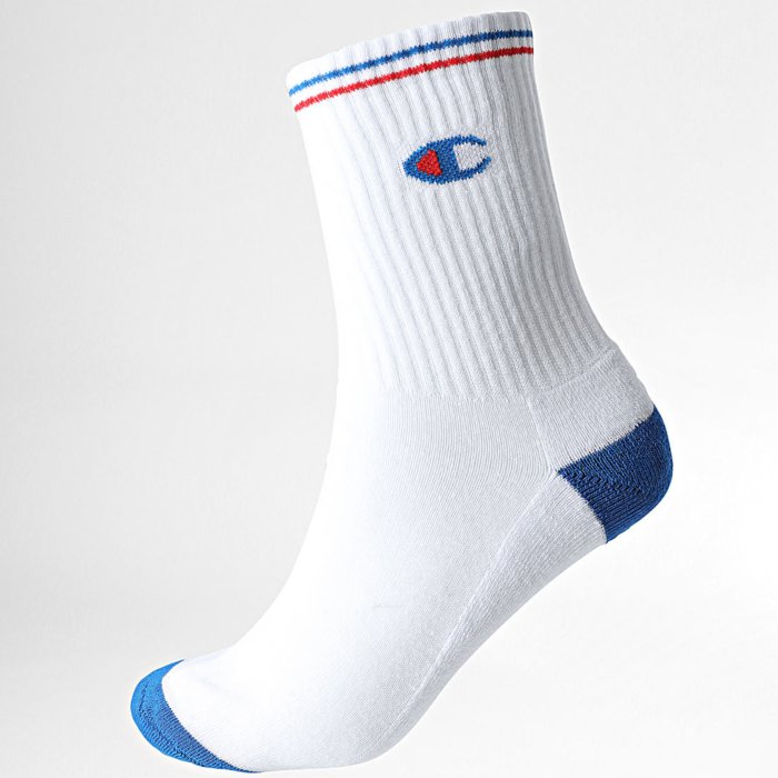 Ponožky CHAMPION farebné 3 páry CREW SOCKS U20013 WW009 NBK/WHT/OXGM