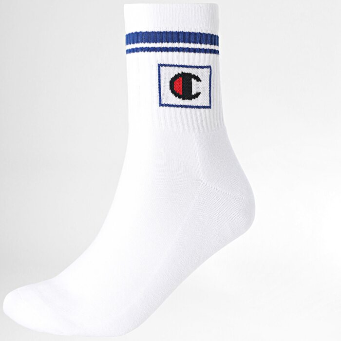 Ponožky Champion biele 3 páry 3pk Quarter Socks U20126 WW001 WHT