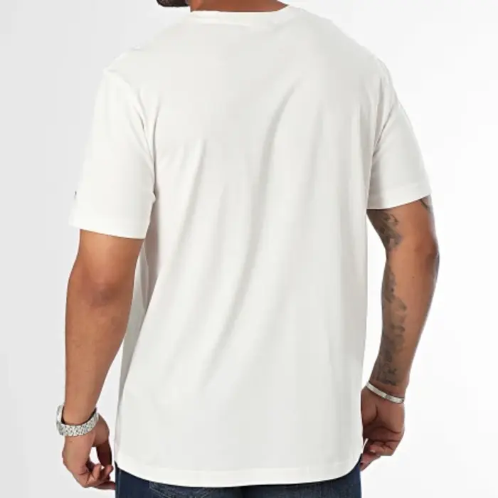 Tričko CHAMPION biele SS Tee Crewneck T Shirt 220278 WW036 WAY