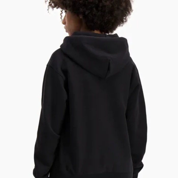 Mikina CHAMPION čierna Small Script Hood Sweat 113150 KK001 NBK