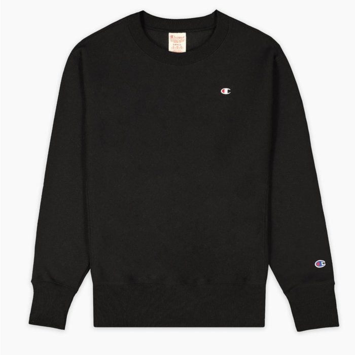Mikina CHAMPION čierna C Logo Crew Sweat 113351 KK001 NBK
