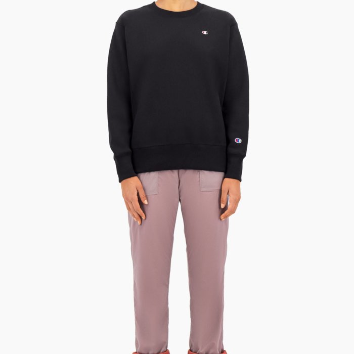 Mikina CHAMPION čierna C Logo Crew Sweat 113351 KK001 NBK