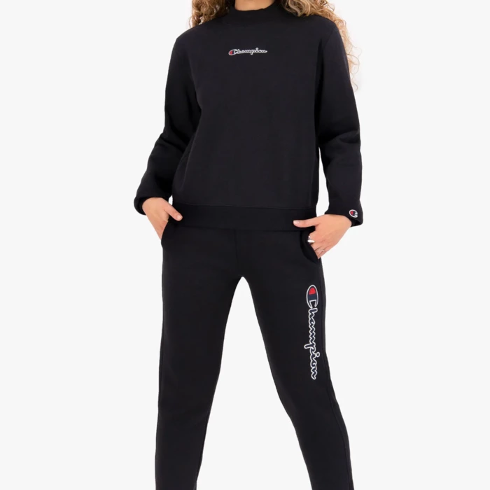 Tepláky CHAMPION čierne Straight Hem Pants 114471 KK001 NBK