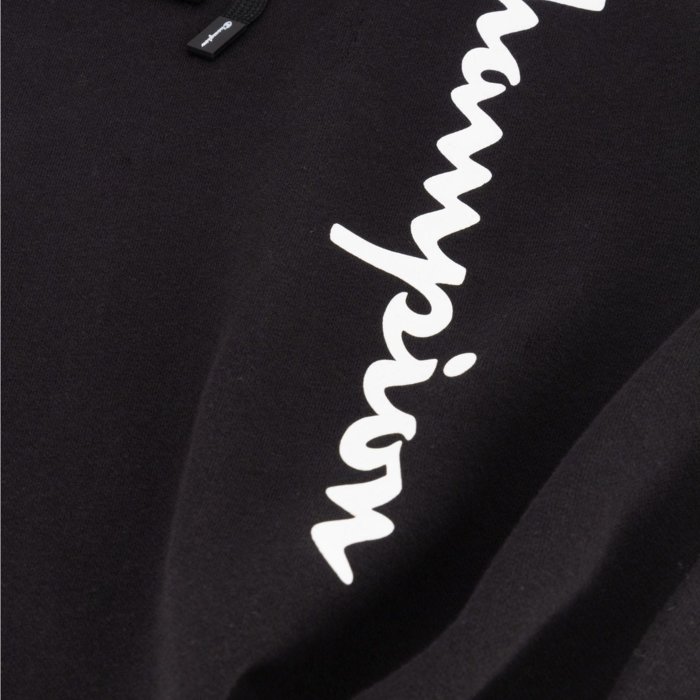 Mikina CHAMPION čierna Hooded Sweatshirt 115389 KK001 NBK