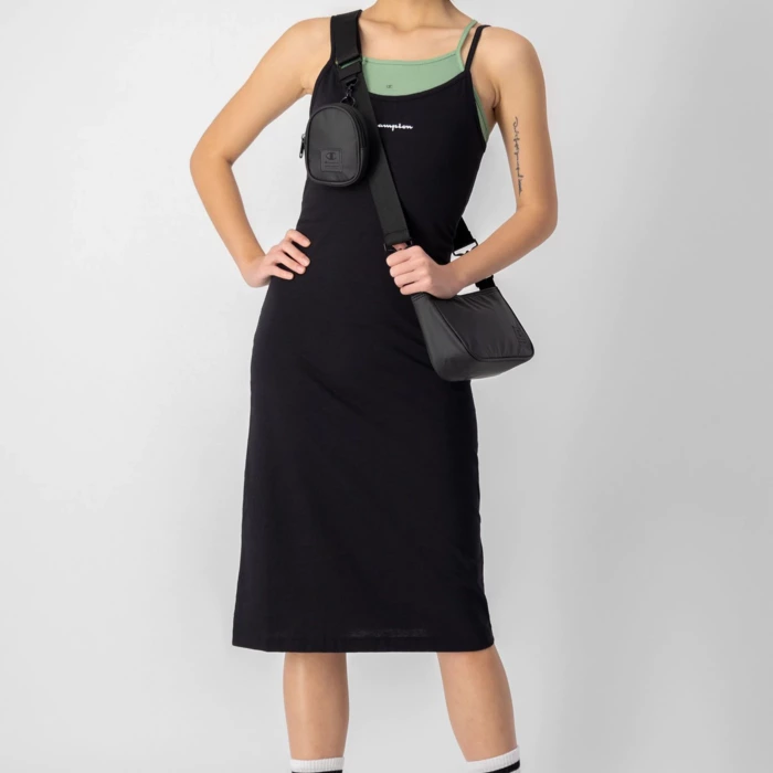 Šaty Champion čierne DRESS 116120 KK001 NBK