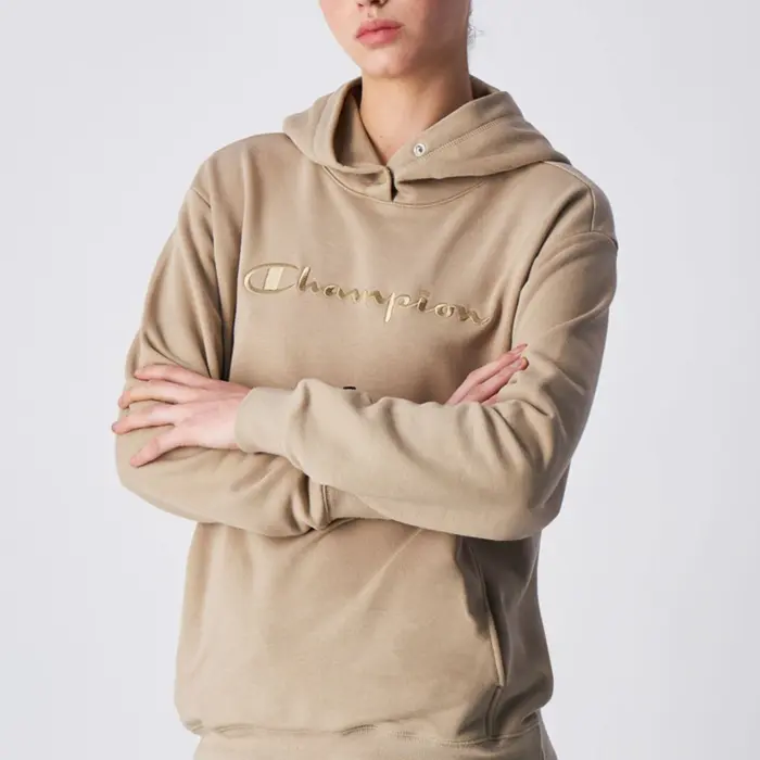 Mikina CHAMPION krémová Hooded Sweatshirt 117113 MS066 SVK