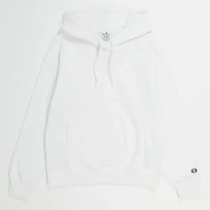 Mikina CHAMPION biela Hooded Sweatshirt 117114 WW001 WHT