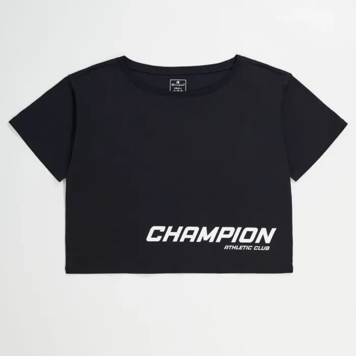 Tričko CHAMPION čierne Crop top 117165 KK001 NBK