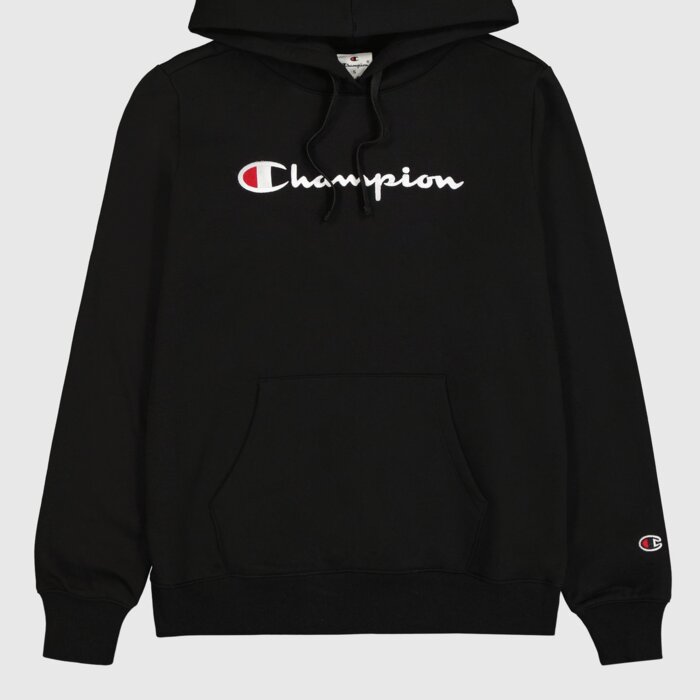 Mikina CHAMPION čierna Hooded Sweatshirt 117529 KK001 NBK