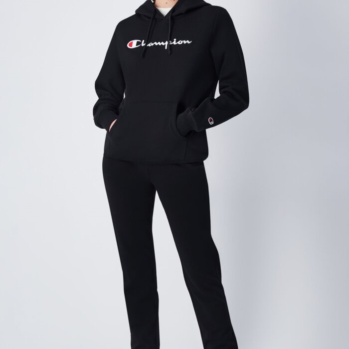 Mikina CHAMPION čierna Hooded Sweatshirt 117529 KK001 NBK