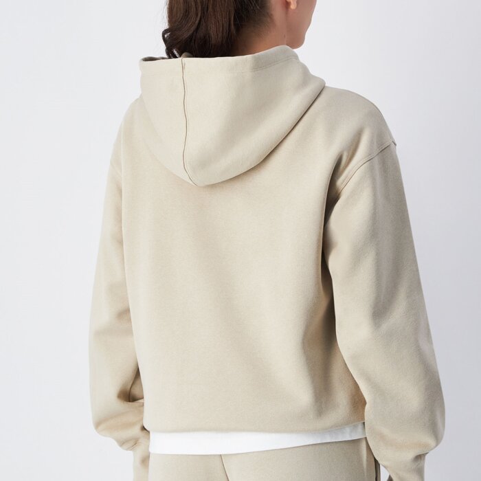 Mikina CHAMPION krémová Hooded Sweatshirt 117581 MS016 ASG