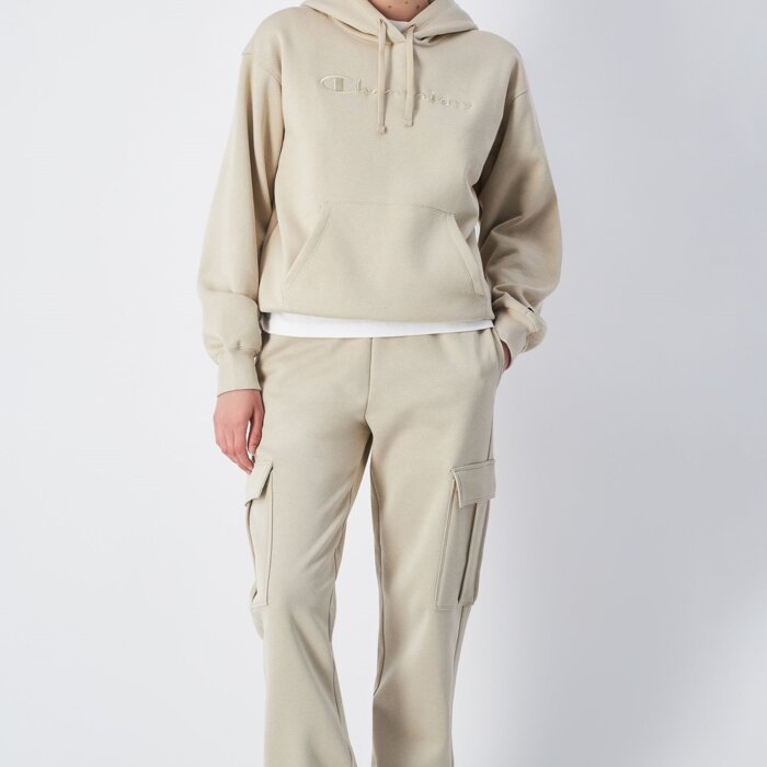 Mikina CHAMPION krémová Hooded Sweatshirt 117581 MS016 ASG