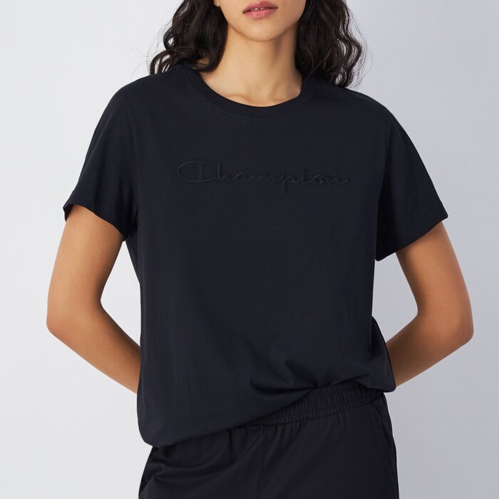 Tričko CHAMPION čierne SS Tee Crewneck T Shirt 117650 KK001 NBK
