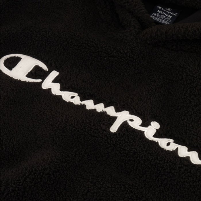 Mikina CHAMPION čierna Hooded Top 220445 KK001 NBK