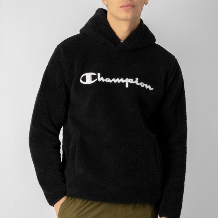 Mikina CHAMPION čierna Hooded Top 220445 KK001 NBK