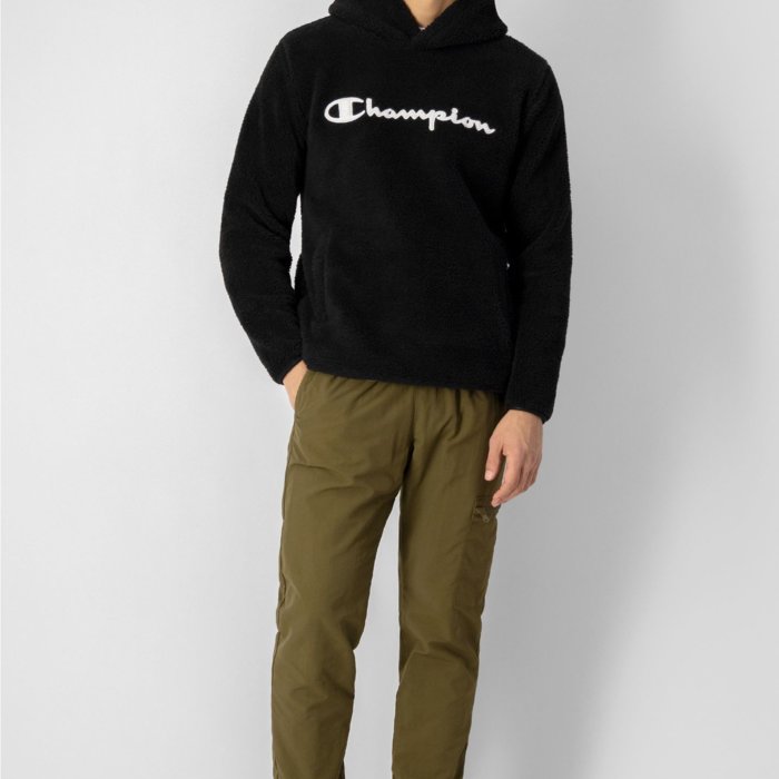 Mikina CHAMPION čierna Hooded Top 220445 KK001 NBK