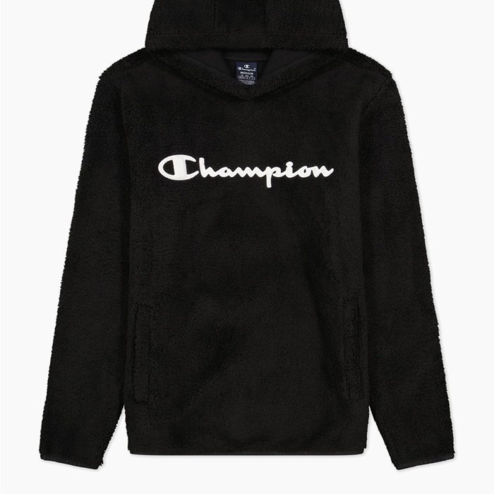 Mikina CHAMPION čierna Hooded Top 220445 KK001 NBK
